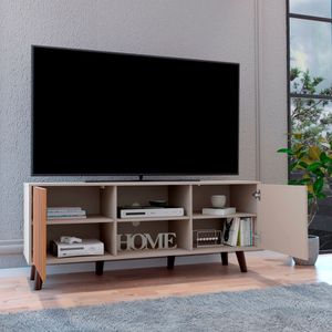 Rack para TV Funes 65''  150 RTA Taupe Lenno