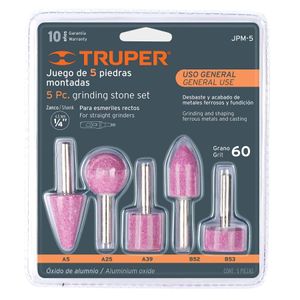 PUNTAS MONTADAS TRUPER JGO 5 pzas JPM-5