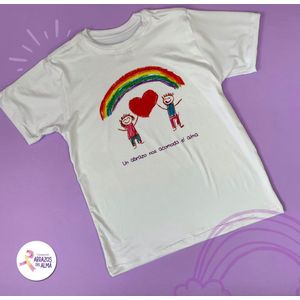 Camiseta Infantil Corazón Talla 8