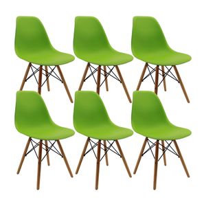 Kit x6 Sillas Boxbit DKR Tipo Eames