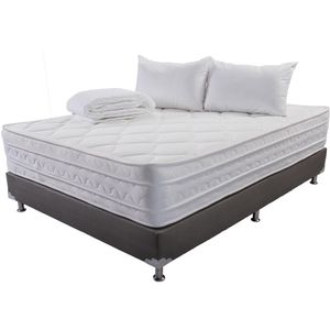 Combo Colchón Salvación Doble Pillow - Firmeza Media