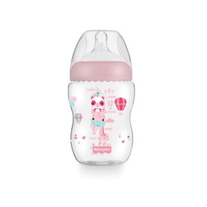 BIBERON PRIMER MOMENTO BOCA SUPER ANCHA ROSA 270ML