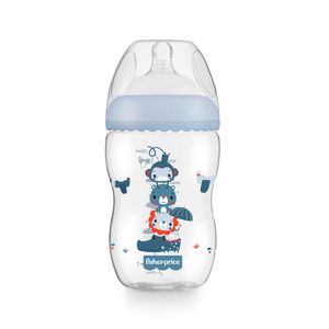 BIBERON PRIMER MOMENTO BOCA SUPER ANCHA AZUL 330ML