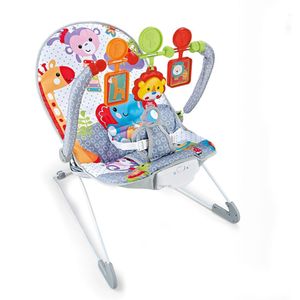 Silla Vibradora Musical Para Bebe Gris