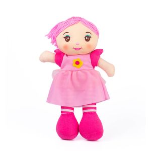 Muñeca de trapo 25cm para niñas peluche