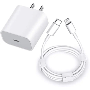 Cargador Iphone 20w Carga rapida + Cable 1:1