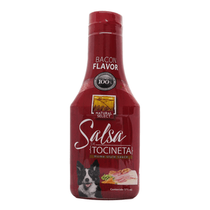 Salsa Snack Para Perros Natural Select Tocineta  375 Ml