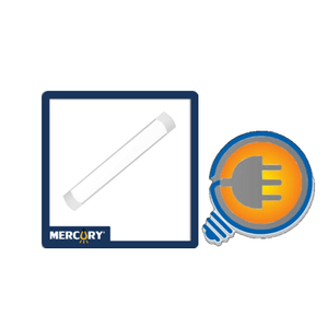 LAMPARA LED ACRILICA 2X10W 60CM MERCURY
