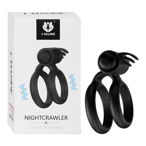 Anillo vibrador night crawler black shande