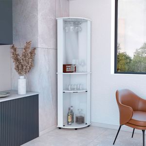 Bar Esquinero Chicago 189 X 45 X 45 RTA Blanco