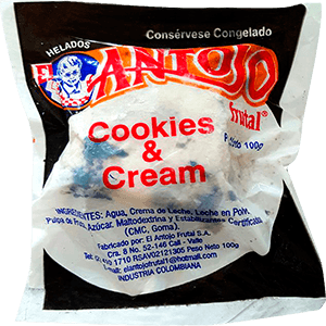 HELADO EL ANTOJO FRUTAL COOKIES & CREAM