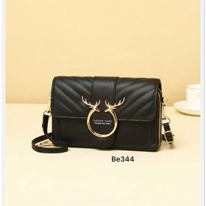 Bolso Incanta shoes Cartera Negro Apliques Be344