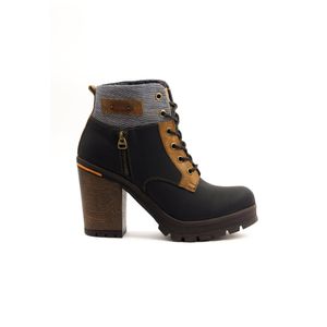 BOTAS MUJER MARCA SAN POLOS COLOR NEGRO