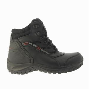 ZAPATOS OUTDOOR HOMBRE MARCA SAN POLOS COLOR NEGRO