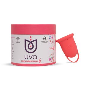 Copa menstrual uva 2 salmon talla a