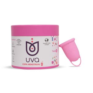 Copa menstrual uva 2 rosada talla 0