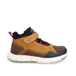 BOTINES NIÑO MARCA STEPS COLOR CAFE