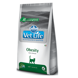 Comida Para Gato Vet Life Feline Obesity 2 Kg
