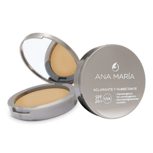Ana Maria Polvo Facial Compacto Aclarante y Humectante Canela 15g