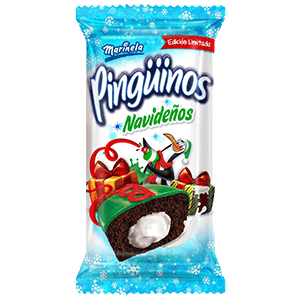 PONQUE BIMBO PINGUINOS NAVIDENOS