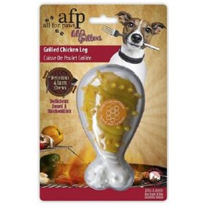 Juguete Plastico Pata De Pollo All For Paws Amarillo