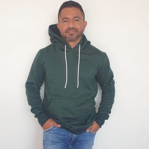 Buzo Capucha para Hombre GO Mst en Algodón Verde Botella