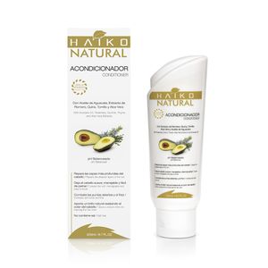 Acondicionador Natural Antifrizz Con Extracto de Aguacate HAIKO NATURAL, 200g