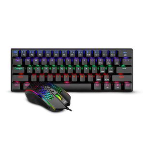 Combo teclado y mouse gaming T-TGS008-BR T-Dagger main force USB
