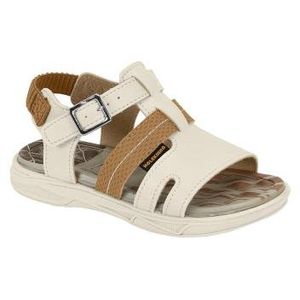 SANDALIAS NIÑO MOLEKINHO BLANCO Y CAFÉ