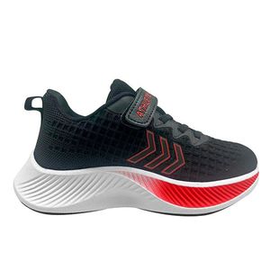 TENIS INFANTIL MARCA ATHLETIC AIR NEGRO ROJO