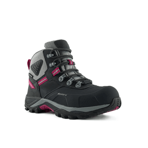 BOTAS MUJER KUMBRE COLOR NEGRO ROSADO