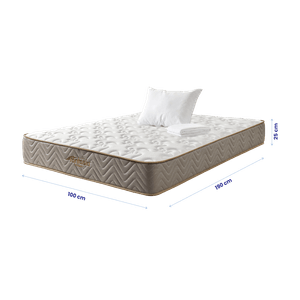 Colchón Sencillo Litium 100x190+1 Almohada+Protector de Colchón