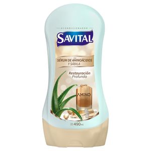 ACONDICIONADOR SAVITAL CON SERUM DE AMINOACIDOS Y SABILA RESTAURACION PROFUNDA