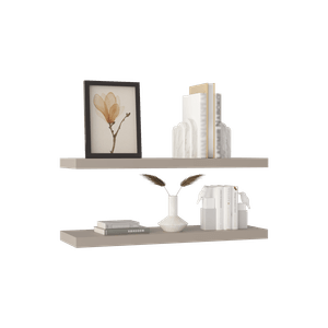Repisa Flotante 3X80X24 RTA Taupe  x 2 Unidades