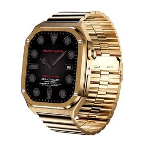 Reloj Inteligente Full Touch FitCloudPro Incluye Dos Pulsos HD40 Dorado