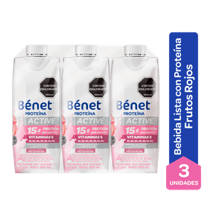 Benet Sabor Fruto Rojos 3Pack X 250ml