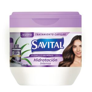 TRATAMIENTO CAPILAR SAVITAL CON COMPLEJO HIALURONICO Y SABILA HIDRATACION INTENSA