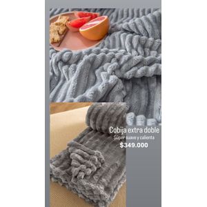 Cobija gris  grande