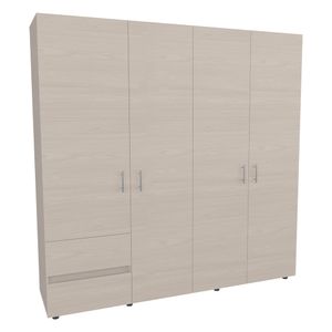 Closet Dassel 200X200X52 RTA Niebla Blanco