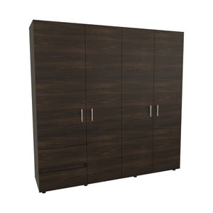 Closet Dassel 200X200X52 RTA Nogal Wengue