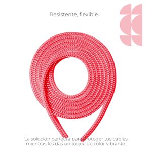 Cubre Cable Color Rojo