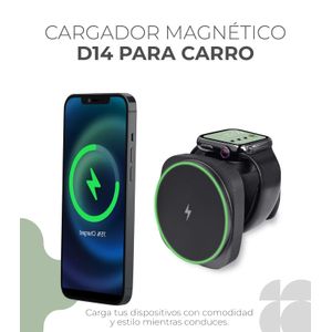 Cargador Con Carga Magnetica Para Carro