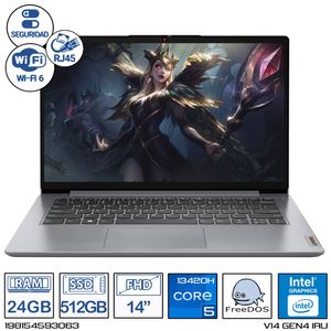 Computador Portatil Lenovo V14 Gen4 IRU Intel Core i5-13420H Ram 24GB - 512GB 14 Pulgadas FHD