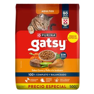 OFERTA ALIMENTO PARA GATOS PURINA GATSY POLLO Y CARNE PRECIO ESPECIAL