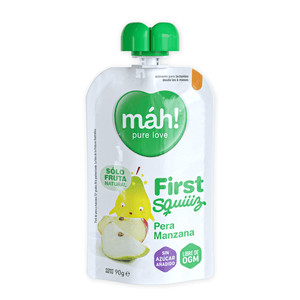 COMPOTA MAH PERA MANZANA 90G