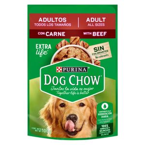 ALIMENTO DOG CHOW HUMEDO ADULTOS TODOS LOS TAMANOS CARNE