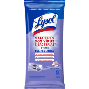 LYSOL DESINFECTANTE TOALLITAS BIODEGRADABLES BRISA DE LA MA