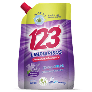 LIMPIAPISOS 123 LAVANDA