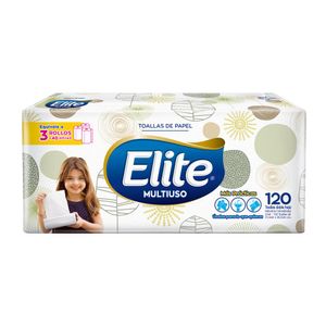 TOALLAS PAPEL ELITE MULTIUSOS X 120