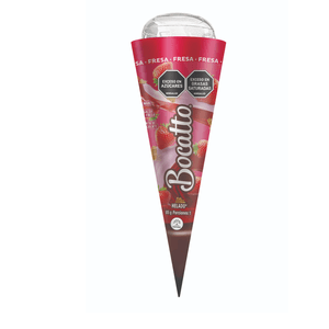 CONO BOCATTO VAINILLA FRESA
